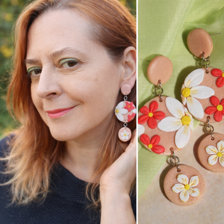 Colecția Florală - Cercei cu flori