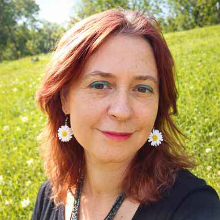 Colecția Florală - Dimineață de Primăvară (cercei margarete albe)