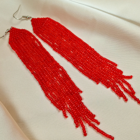 Cercei Rosu Intens – Eleganta si rafinament in fiecare detaliu [8]