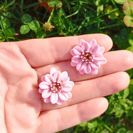 Cercei Florali Roz – Delicate Blossom [1]