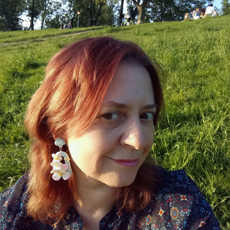 Cercei surub Luminita de seara roz [3]