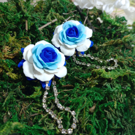 Cercei Trandafiri Albaștri [1]