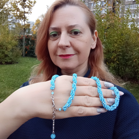 Colier Albastru Senin [4]