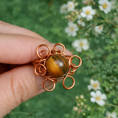 Inele - Inel ochi de tigru