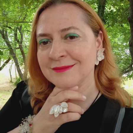 Inel Statement Floare Albă – Elegant și Ușor [6]
