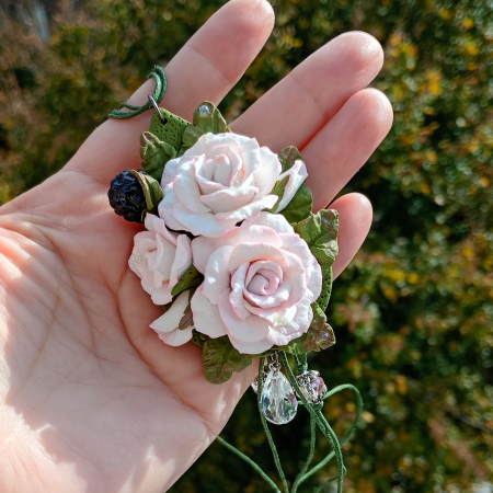 Pandantiv Trandafiri în Rouă [10]