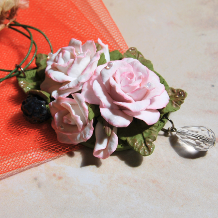 Pandantiv Trandafiri în Rouă [2]