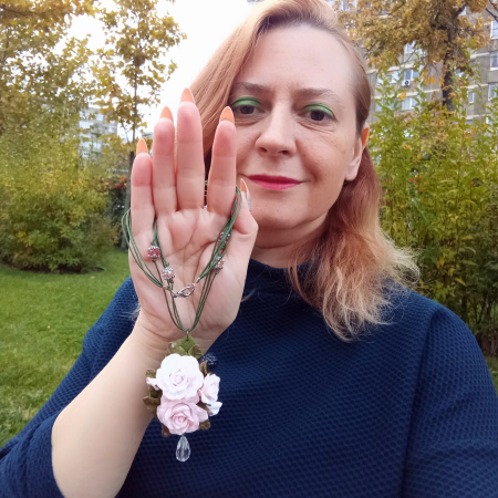 Pandantiv Trandafiri în Rouă [8]