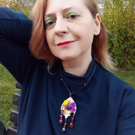 Pandantiv Trandafiri Mov [7]