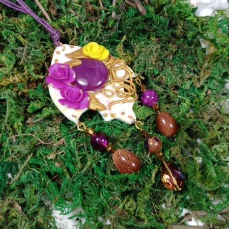 Pandantiv Trandafiri Mov [6]