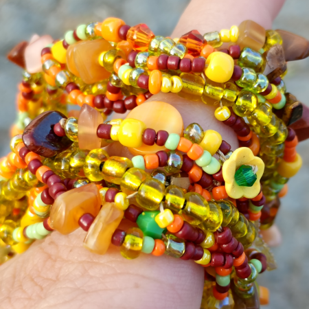 Toamnă cu aripi – colier statement handmade [4]