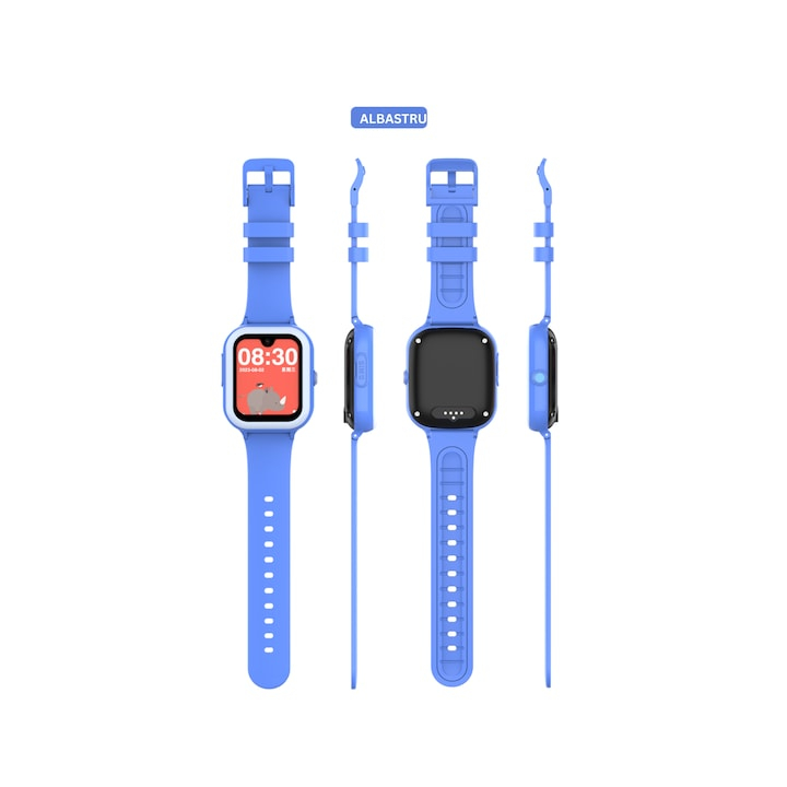 Ceas SmartWatch Premium cu Android si GPS 4G pentru Copii, by VeReTech, Ecran Amoled de 1.78 inch, 368*448 Pixeli, WhatsApp, SOS, IP67, Bluetooth, Pozitionare LBS + GPS + WIFI, 22 Canale GPS [6]