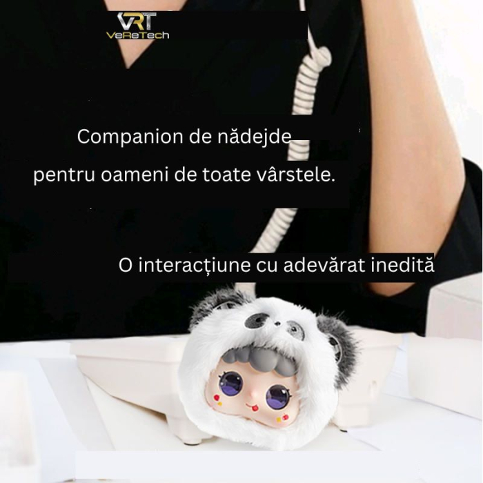 Jucarie AI Premium din Plus, Ochi Interactivi, Care poate conversa despre orice cu oricine, Baby Panda [2]