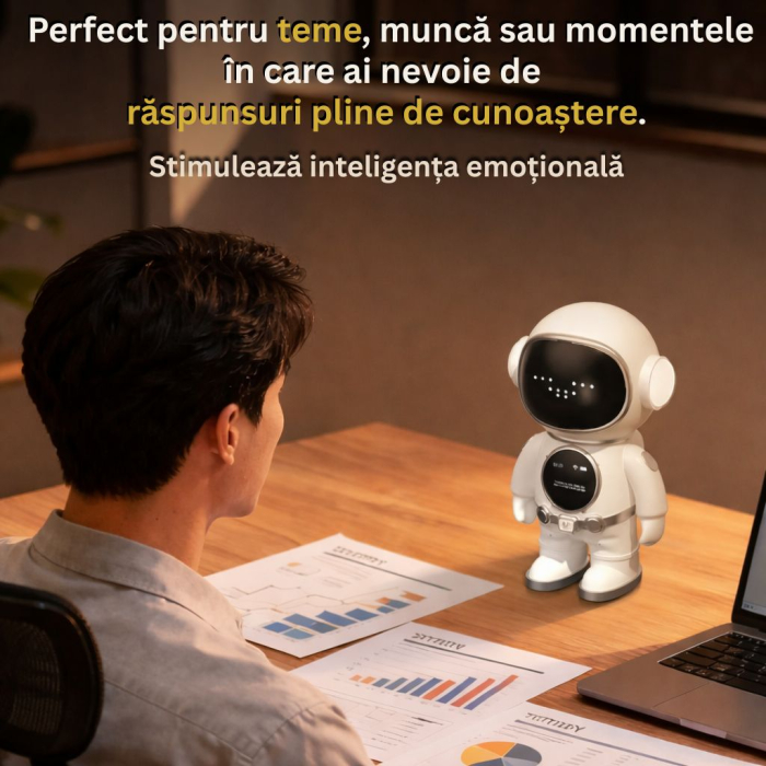 Robot educativ AI pentru copii cu control vocal și ecran interactiv [4]