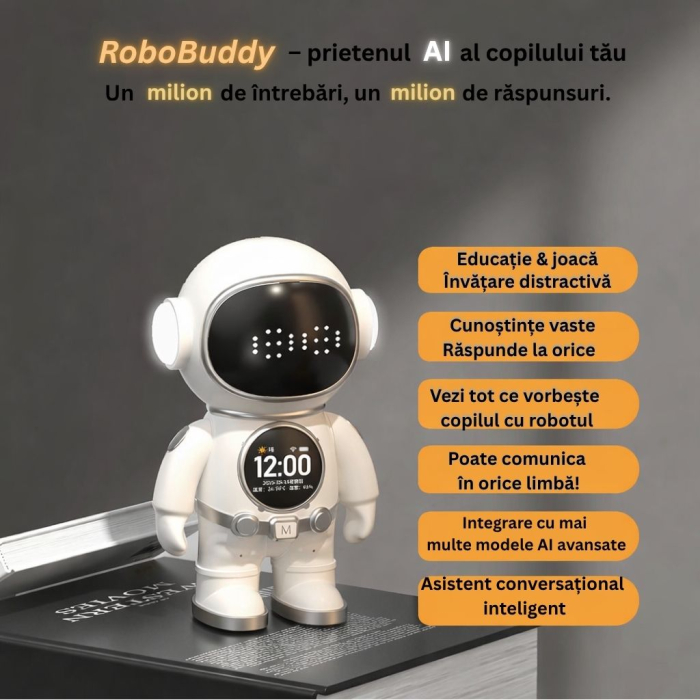 Robot educativ AI pentru copii cu control vocal și ecran interactiv [3]