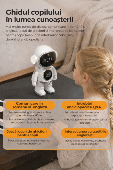 Robot educativ AI pentru copii cu control vocal și ecran interactiv [6]
