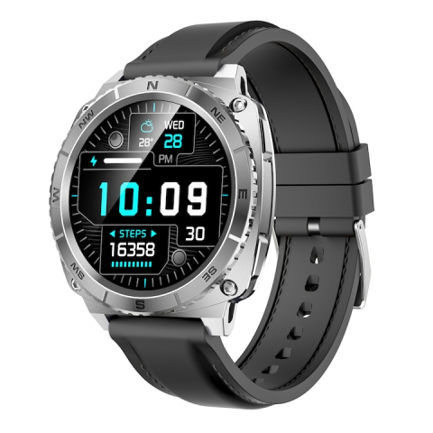 Smartwatch by VeReTech - Ceas SmartWatch Premium cu ChatGPT, by VeReTech, Cadran Rotativ, Ecran Amoled de 1.43 inch, 466*466 Pixeli, IP68, Bluetooth 5.4, Spo2, Ritm Cardiac, Somn, 200 Moduri Sport, Comenzi Vocale prin AI