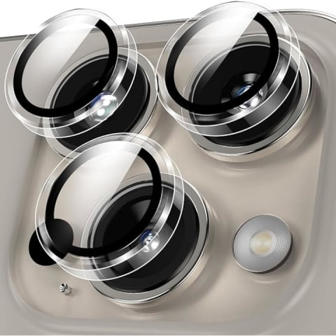 Protecție cameră telefon - Folie De Protecție InstaShield By Veretech, Cu Kit de Aplicare Instantă, din Sticlă Securizată pentru Camera de iPhone 14 / 14 Plus, Individuale, Super HD, Anti Șoc, Anti Zgârieturi, Transparent