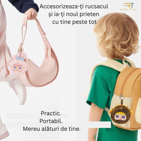 Jucarie AI Premium din Plus, Ochi Interactivi, Care poate conversa despre orice cu oricine, Candy Floss [3]