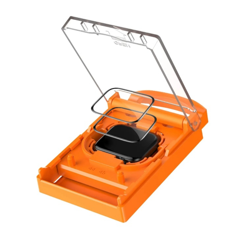 Folii de Protecție pentru Apple Watch - Set 2 Folii de Protectie InstaShield by VeReTech pentru Apple Watch Ultra 1 si 2 de 49 mm, cu Kit de Aplicare Instanta si Functie Automata de Indepartare a Prafului