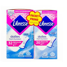 Absorbante intime Libresse Zilnice Fresh & Protect - 32buc + 20buc [1]