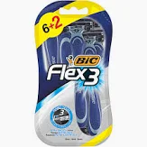 Aparat de ras pentru barbati Bic Flex3 6+2buc [1]