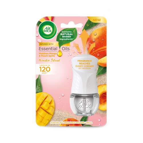 Aparat electric odorizant de camera Air Wick Paradise Island, Mango din Maldive si Piersica, 19 ml [1]