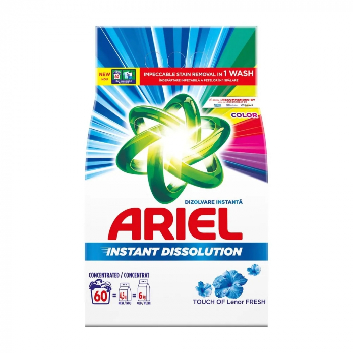 ARIEL DETERGENT PUDRA AUTOMAT 4.5KG TOUCH OF LENOR COLOR 60SP        Add to wishlist [1]