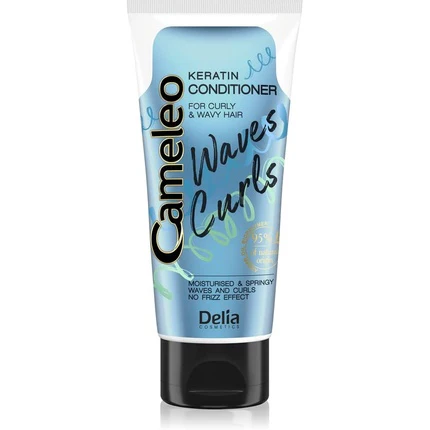 Balsam de Par cu Keratina pentru Bucle Delia Cosmetics Cameleo Waves&Curls 200 ml [1]