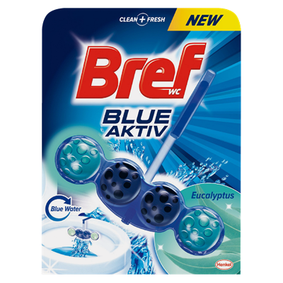 Bref Blue Aktiv Odorizant Toaleta Eucalipt 50 g [1]