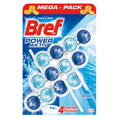 Bref Power Aktiv Odorizant Toaleta Ocean 3X50 g [1]