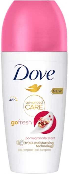 Deodorant antiperspirant roll-on Dove Advanced Care Go Fresh Pomegranate, 50 ml [1]