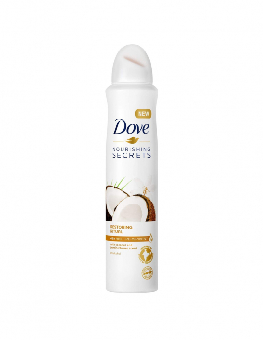 Deodorant Antiperspirant Spray Coconut , 250ml Dove [1]