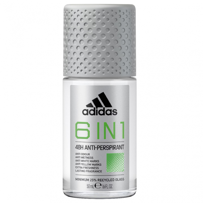 Deodorant roll-on pentru barbati 6 in 1, 50ml, Adidas [1]