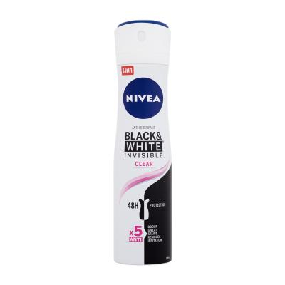 Deodorant spray Black & White Invisible Clear, 150 ml, Nivea [1]