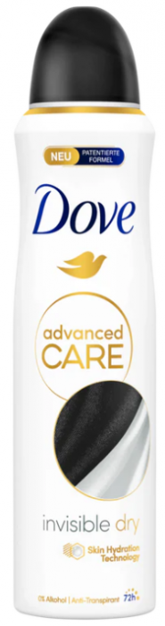Deodorant spray Dove Advanced Care Invisible Care 150ml [1]