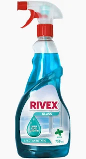 Detergent geamuri cu pulverizator 750 ml Rivex Menta [1]