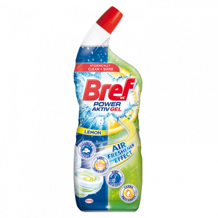 Detergent gel pentru wc Bref 700ml lemon [1]