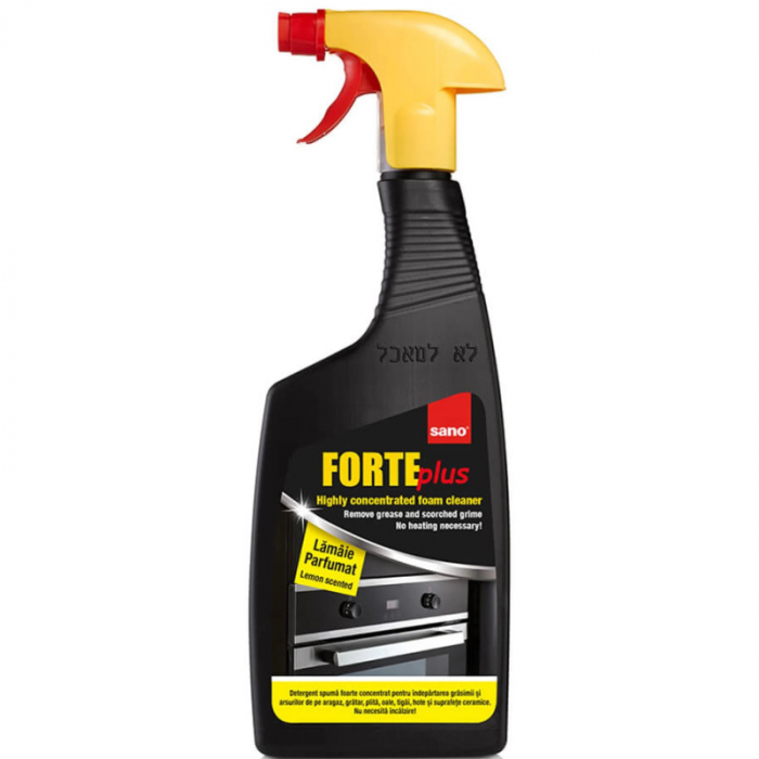 Detergent pentru curatat aragazul cu parfum de lamaie, Sano Forte Plus - 750 ml [1]
