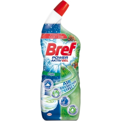 Dezinfectant gel WC 700 ml Power Aktiv Gel Pine Bref [1]