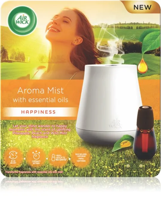Diffuser cu rezerva Air Wick, Aroma Mist Happiness 20ml [1]