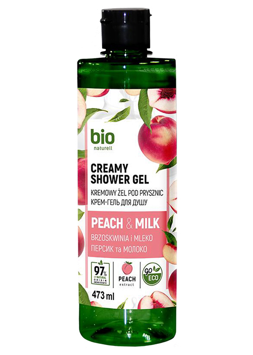 Gel de dus Bio Naturell 473ml Peach & Milk Creamy [1]
