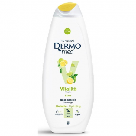 Gel de dus cu parfum de lime Vitalita, 750 ml, Dermomed [1]