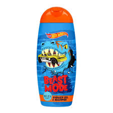Gel de dus si sampon copii 2 in 1, Bi-es, Hot Wheels Beast Mode, 3 ani+, 250 ml [1]