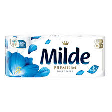 Hartie igienica MILDE Cool Blue, 3 straturi, 8 role [1]