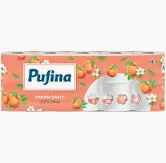 Hartie igienica Pufina Soft Piersica, 10 role, 3 straturi [1]