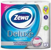 Hartie igienica Zewa Deluxe Delicate Care, 3 straturi, 4 role [1]