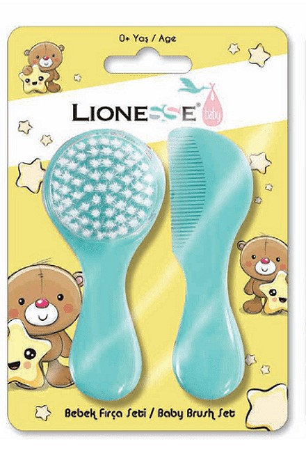 LIONESSE Set perie/pieptene pentru copii 2010 Bleu [1]