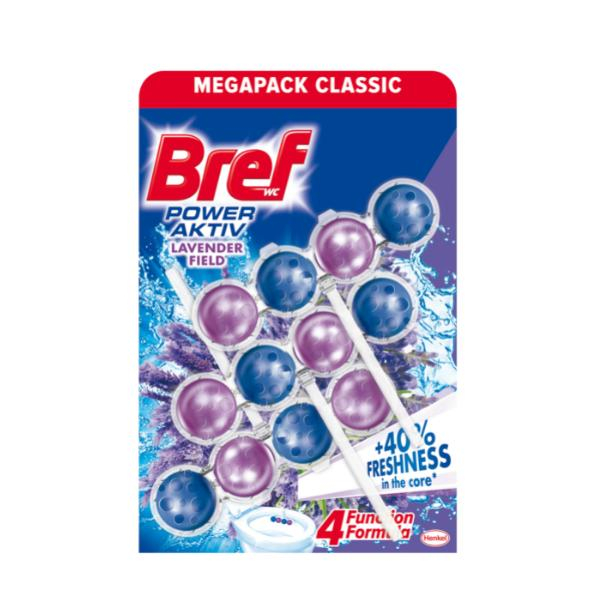 Odorizant toaleta Bref Power Aktiv Lavanda, 3x50 g [1]