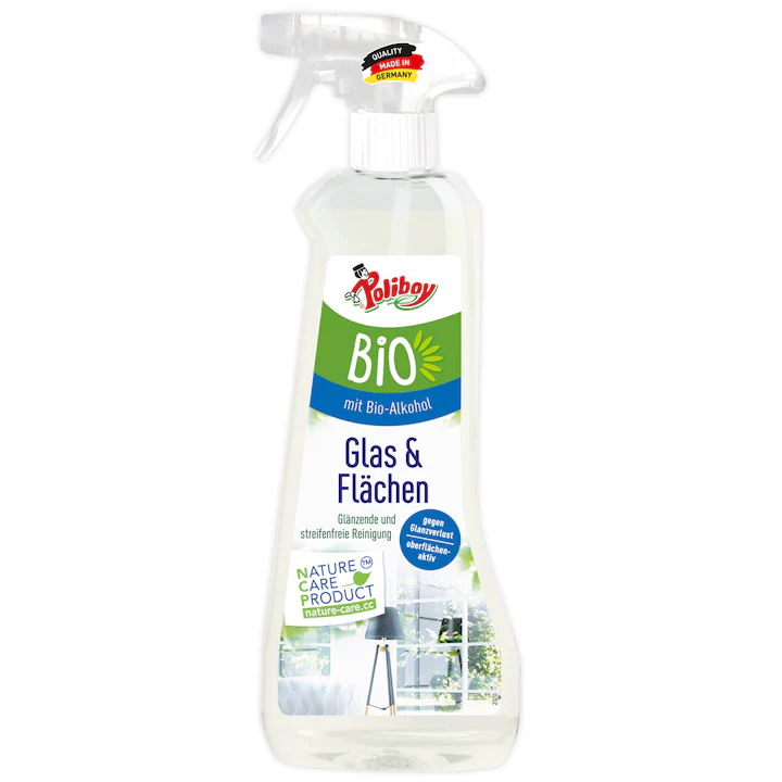 Organic Solutie curatare sticla si suprafete spray Poliboy 500 ml [1]